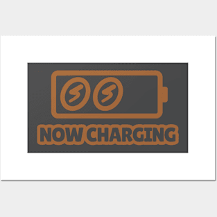 Now Charging Coffee Posters and Art